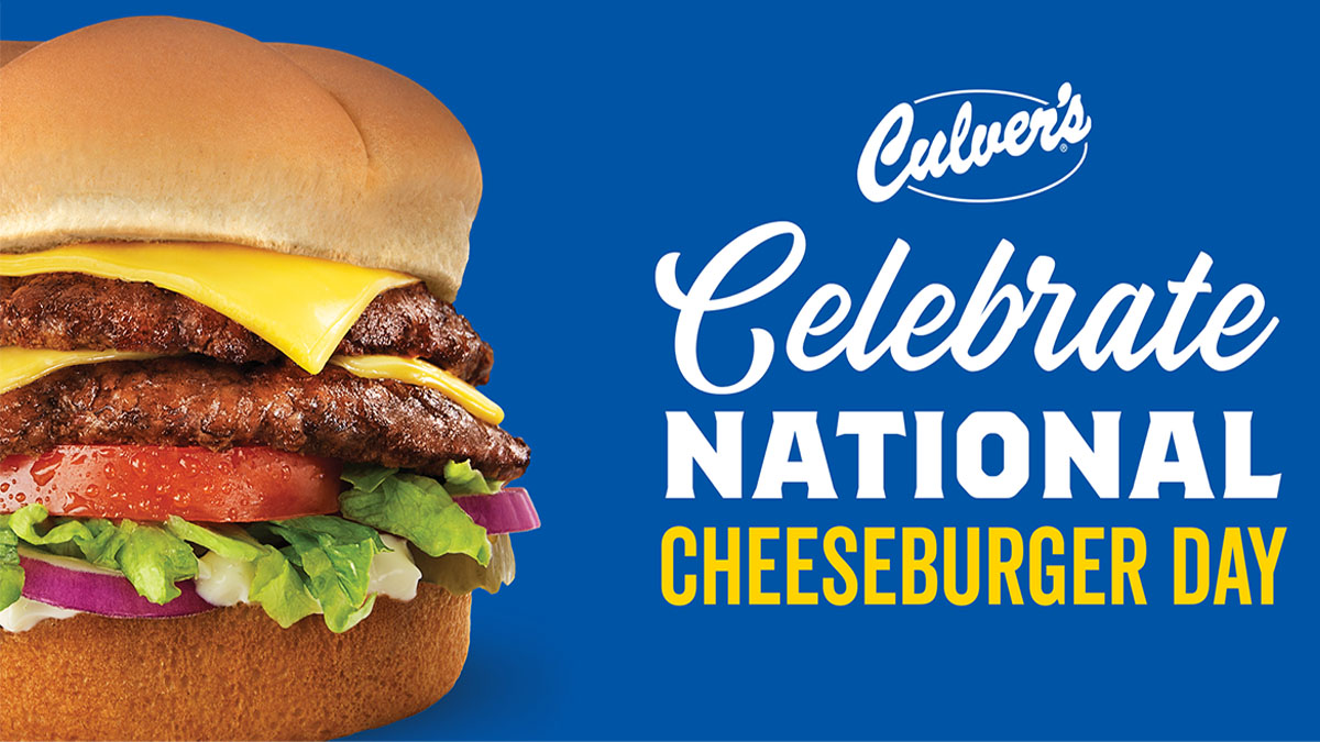 National Cheeseburger Day at Culver's of Lincolnshire